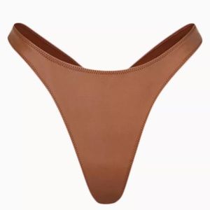 Skims Wet Jersey Dipped Thong
